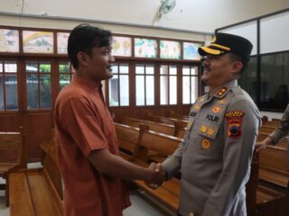 Polres Demak Pantau Persiapan Ibadah Sabtu Suci di GKJ Demak