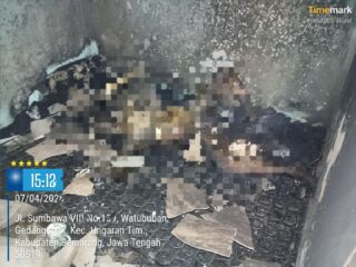 Kebakaran Rumah di Ungaran Timur, Satu Warga Meninggal Dunia