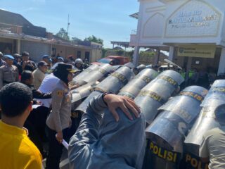 Polres Semarang Gelar Simulasi Sispamkota, Perkuat Kesiapsiagaan Hadapi Situasi Darurat