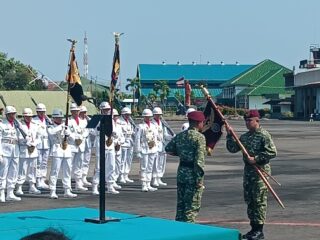 Pergantian Komandan Lanumad Ahmad Yani Berlangsung Khidmat, Danpuspenerbad Pimpin Langsung Sertijab
