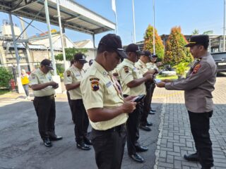 Jelang May Day, Sat Binmas Polres Boyolali Tingkatkan Kesiapan Satpam PT Cartini