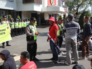 Polres Semarang Gelar Simulasi Sispamkota, Tingkatkan Kesiapan Hadapi Situasi Kontinjensi
