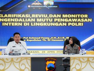 Penguatan Pengawasan Internal, Tim Itwasum Polri Lakukan Evaluasi di Polda Jateng