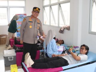 Peringati May Day, Karyawan PT HAI dan Polres Pekalongan Gelar Donor Darah Bersama
