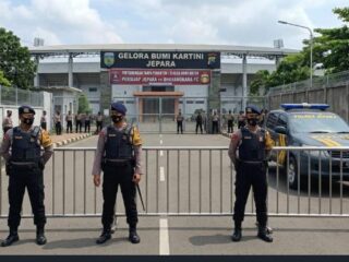 Polres Jepara Kerahkan Ratusan Personel Amankan Laga Persijap vs Bhayangkara FC Tanpa Penonton