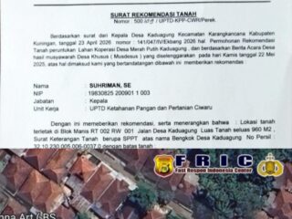 Klarifikasi Media soal Dugaan Pelanggaran Tata Ruang Kopdes Merah Putih Kaduagung