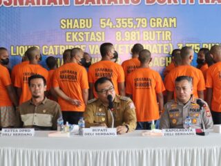 Polresta Deliserdang Musnahkan Puluhan Kilo Narkoba, Klaim Selamatkan Ratusan Ribu Jiwa