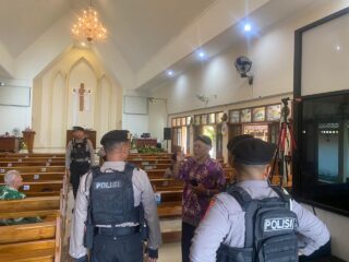 Amankan Ibadah Kenaikan Isa Almasih, Polres Demak Kerahkan 150 Personel di 30 Gereja