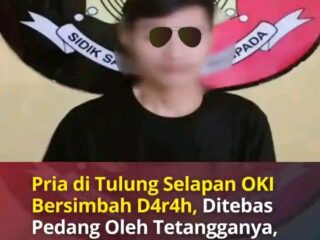 Pria di OKI Tewas Ditebas Tetangga, Pelaku Ditangkap Polisi Tak Lama Setelah Kejadian