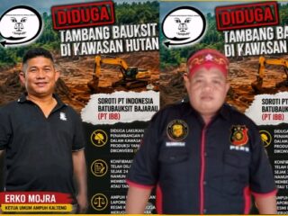 Ampuh Kalteng Ungkap Dugaan Tambang Bauksit Ilegal di HPK, Siap Laporkan PT IBB ke Aparat
