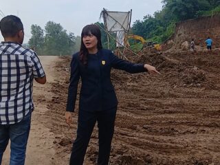 Sisca Meritania Sidak Lokasi Pengerukan Tanah di Singorojo Usai Terima Aduan Warga