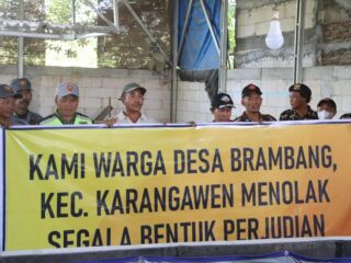 Tolak Sabung Ayam, Warga Brambang dan Polres Demak Gelar Deklarasi Anti Judi