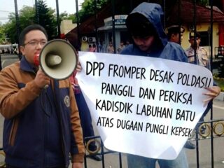 FROMPER Minta Polda Sumut Usut Dugaan Pungutan dalam Pengangkatan Kepala Sekolah di Labuhanbatu