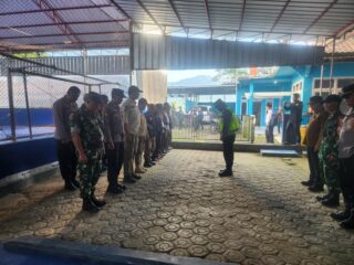 Apel Pengamanan Pilkades PAW Wangunjaya Digelar, Aparat Siap Jaga Jalannya Pemungutan Suara