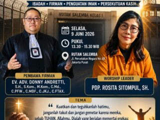 Ketum FERADI WPI Kembali Isi Pembinaan Kerohanian di Rutan Salemba
