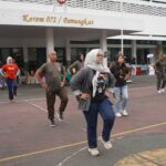 Perkuat Kemitraan, Korem 072/Pamungkas dan Bank Mandiri Gelar Senam Bersama di Yogyakarta