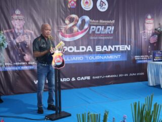 Sambut HUT Bhayangkara ke-80, Polda Banten Gelar Kejuaraan Billiard Kapolda 2026