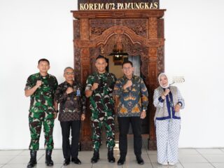Danrem 072/Pamungkas Temui Pimpinan BNI DIY, Bahas Penguatan Sinergi dan Program Kesejahteraan Prajurit