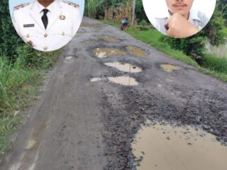 Warga Minta Perhatian Bupati, Jalan Sibatu-Batu Tengkoh Panombean Panei Simalungun Rusak Berat