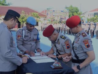 Polres Jepara Gelar Sertijab, Kasat Reskrim dan Kasat Binmas Resmi Berganti