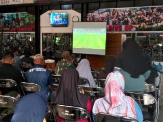 Korem 072/Pamungkas Gelar Lagi Nobar Piala Dunia 2026, Ajak Prajurit dan Warga Yogyakarta Meriahkan Babak Penentuan