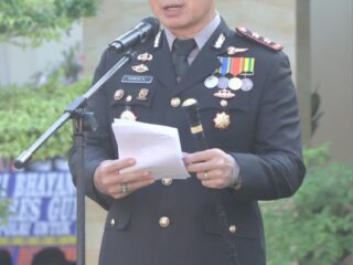 Apel HUT Bhayangkara ke-80 di Polres Gunungkidul, Kapolres Bacakan Pesan Presiden Prabowo