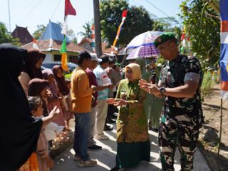 Danrem 072/Pamungkas dan Forkopimda Kebumen Resmikan Jembatan Garuda Merah Putih di Ambal