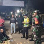 Patroli Malam Gabungan, Koramil dan Polsek Slogohimo Perkuat Keamanan Warga