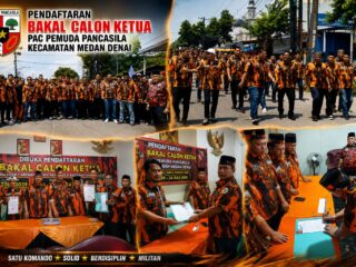 Didukung Penuh 6 Ranting, Guntur Sahputra Calon Tunggal Ketua PAC Pemuda Pancasila Medan Denai