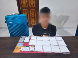Selundupkan Sabu 2 Kg Lewat Bandara SSK II Pekanbaru, Kurir Asal Aceh Ditangkap