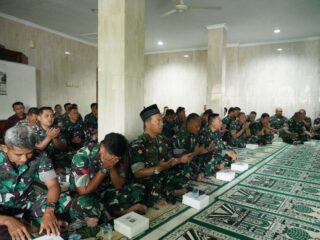 Korem 072/Pamungkas Panjatkan Doa Bersama Jelang HUT Kemerdekaan RI ke-81