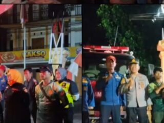 Jaga Kondusivitas Wilayah, Polsek Bungbulang Gelar Apel Sinergitas Bersama TNI dan Elemen Masyarakat