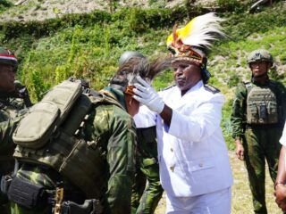 Merah Putih Berkibar di Ugimba, Prajurit Habema Hadir di Wilayah Pegunungan Papua
