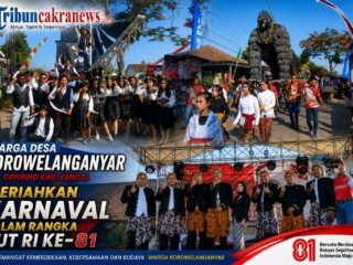 Karnaval Kemerdekaan Korowelanganyar Semarak, Warga Tampilkan Ragam Budaya dan Kreativitas