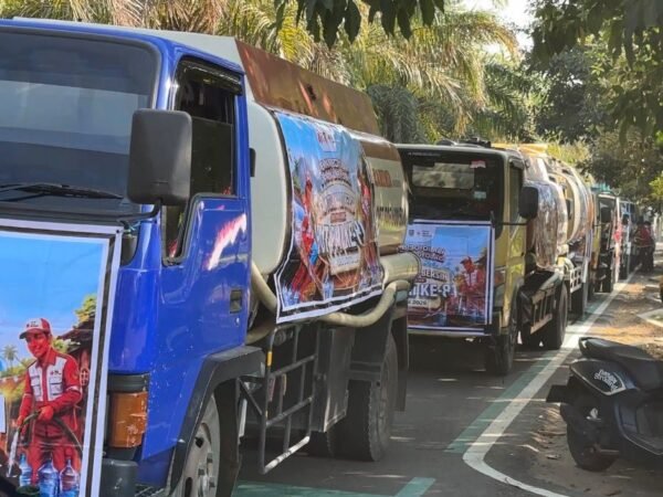 Kapolres Boyolali Lepas 81 Truk Tangki Air Bersih untuk Warga Terdampak Kekeringan