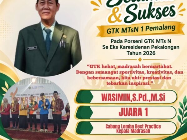 Siswa- Siswi MTs Negeri Pemalang Borong Piala Prestasi Porseni Murid dan Potensi GTK Tahun 226